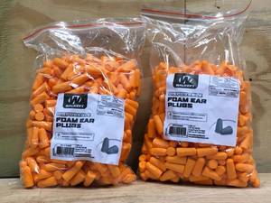 lot 41 image: Lot of 2 - Bags of Walkers Disposable Foam Ear Plugs