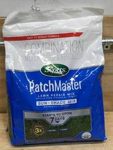 lot 57 image: Scotts PatchMaster Lawn Repair Mix Sun 4.75 lbs Bag