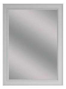 lot 96 image: ALLEN  ROTH Wrightsville 22-in x 30-in Framed Bathroom Vanity Mirror (Light Gray)