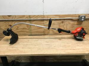 lot 104 image: Used ECHO 21.2 cc Gas 2-Stroke Curved Shaft String Trimmer with Rapid-Loader Trimmer Head Model # GT-225