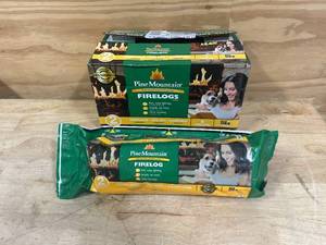 lot 97 image: PINE MOUNTAIN Box of 4- Fire Logs (2 hour)