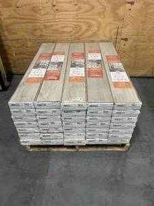 lot 155 image: PERGO Lot of 35 Boxes of- Outlast Graceland Oak 12 mm T x 7.4 in. W Waterproof Laminate Wood Flooring (16.9 sqftbox)- 591.5 total sq. ft