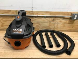lot 171 image: RIDGID 4 Gallon 5.0 Peak HP Portable Shop Vac Wet Dry Vacuum Model # WD40701