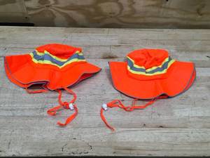 lot 176 image: Lot of 2 - Orange Reflective Hats