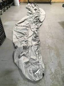 lot 178 image: 19 Ft Gray Boat Cover With Straps