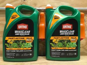 lot 185 image: Lot of 2 - 1 gallon Ortho Weed Clear lawn weed killer