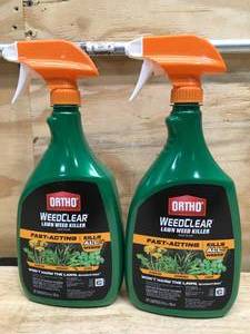 lot 186 image: Lot of 2 - 24 Fl Oz jugs of Ortho Weed Clear lawn weed killer