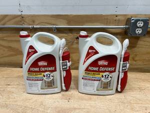 lot 191 image: ORTHO Home Defense Lot of 2-  1.1 Gal. Insect Killer for Indoor and Perimeter2 with Comfort Wand Bonus Size