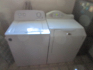 lot 72 image: Amana Washer & Maytag Electric Dryer