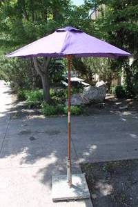 lot 6 image: Pier One Purple Patio Umbrella