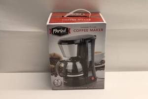 lot 16 image: Parini Compact 5-cup Coffee Maker in Original Box