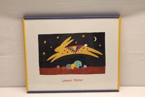 lot 25 image: Leaping Rabbit Print