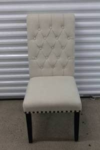 lot 34 image: Coaster Alana Beige Guest Chair for Home or Office