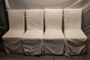 lot 54 image: Upholstered Foam Dining Room Chairs