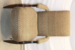 lot 55 image: Upholstered Patterned Ocasional Chair