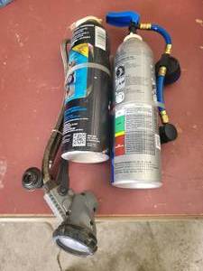 R134A Auto AC Recharge Cans -- 2 Can lot New