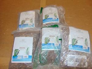 5 Bags Orchid Mix Potting Soil Indoor Plants (2 Quarts),