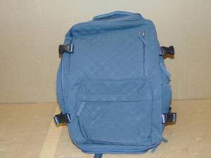 Quilted Backpack Gray