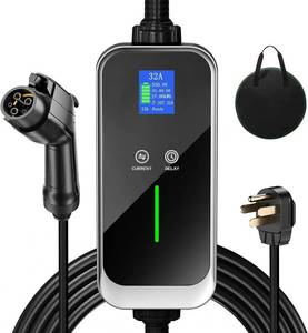 Level 2 EV Charger, 32Amp 240V Portable Electric Vehicle Charger 25Ft Cable NEMA 14-50 Plug for J1772