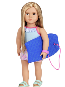 Ivana with Bodyboard 18 Beach Doll