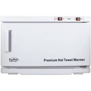 ForPro Professional Collection Premium Compact Hot Towel Warmer with UV Sterilizer, Large 18L Capacity, Stainless Steel Rack, White