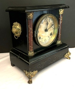 lot 84 image: VintageMantle Clock by Waterbury Clock Company