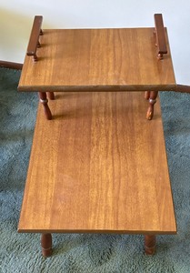 lot 59 image: Vintage Step Table  Accent Table