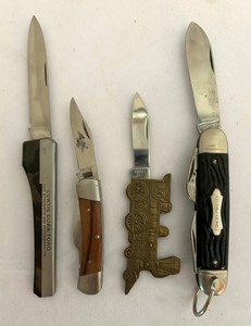 lot 180 image: 21 Vintage Pocket Knives