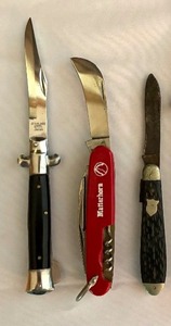 lot 189 image: 13 Assorted Vintage Pocket Knives