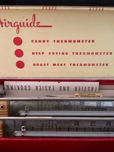 lot 115 image: Lovely Lot of Vintage Kitchen Essentials Including an Electric Knife, Candy Thermometer and Carving Set