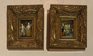 lot 62 image: Five Vintage Miniature Prints