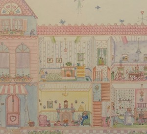 lot 66 image: Whimsical Print