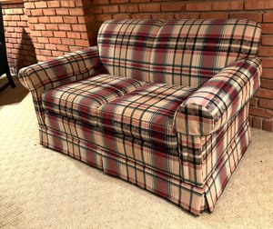 lot 12 image: Vintage C.R. Laine Loveseat  Sofa  Couch