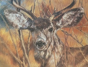 lot 226 image: The Silent Buck Print by K. Maroon