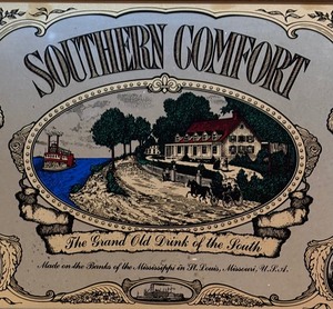 lot 228 image: Southern Comfort Mirrored Wall Hanging