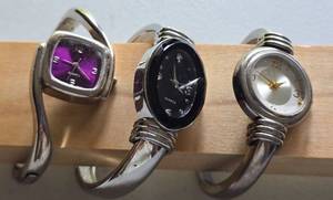 lot 236 image: Large Grouping of Vintage Womens Cuff Watches