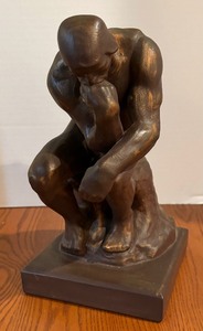 lot 68 image: The Thinker Ceramic Sculpture by Auguste Rodin