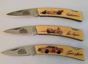 lot 326 image: 1991 Commemorative Racing Folding Knife Set