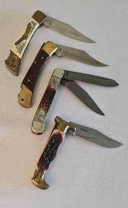 lot 327 image: Large and Varied Folding Knife Grouping