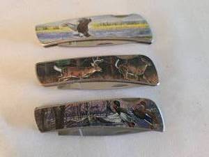 lot 338 image: Unique Selection of Quality Folding Knives