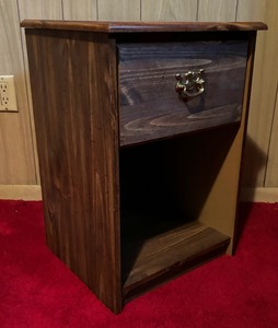 lot 297 image: Vintage Side Table with Drawer