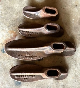 lot 316 image: Four Vintage Metal Shoe Forms