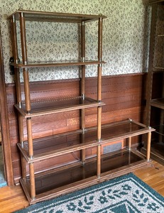 lot 9B image: Vintage Multi Level Shelf