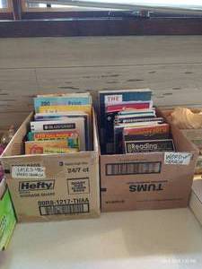 lot 4 image: Two Boxes of Puzzle Books