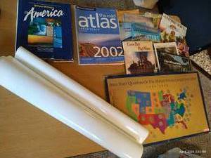 lot 27 image: USA Maps, Atlases, State Quarters & State Books