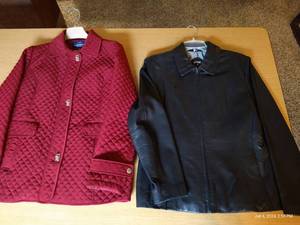 lot 35 image: Quilted & Leather Jackets