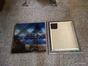 lot 55 image: Mirror & Metal Wall Art