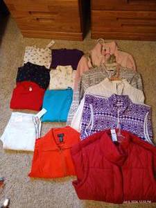 lot 102 image: NEW Turtle Necks, Pants, Vests & Jackets