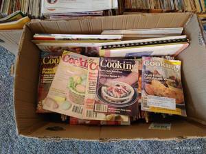lot 161 image: Three Boxes of Cooking Magazines