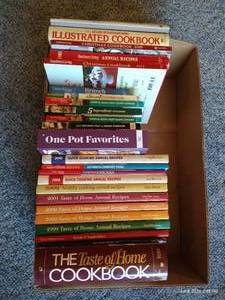 lot 171 image: Taste of Home, Southern Living, Martha Stewart Cook Books